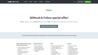 
                            3. SEMrush & BeRush special offer!