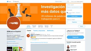 
                            5. SEMrush en Español (@semrush_es) | Twitter