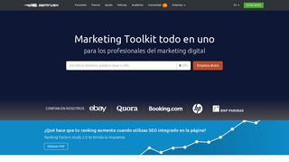 
                            1. SEMrush, plataforma SaaS de análisis de visibilidad online y ...