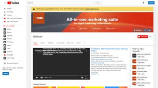 
                            3. SEMrush - YouTube