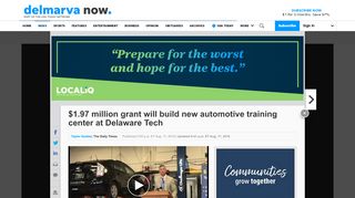 
                            6. Sen. Carper announces grant for new automotive training center at ...