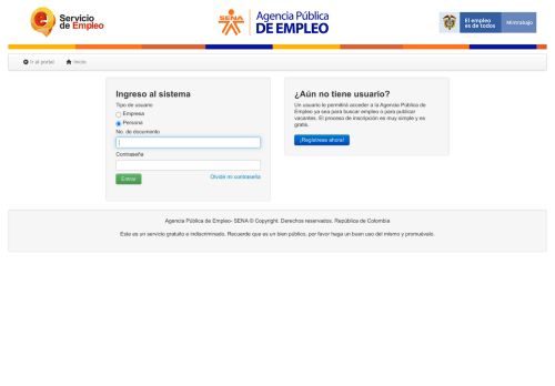 
                            13. Sena APE - Agencia Pública de Empleo