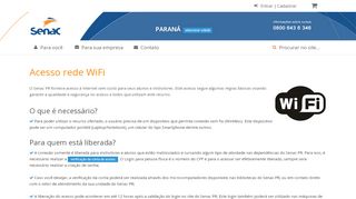 
                            4. Senac PR - Acesso Wifi alunos