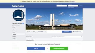 
                            8. Senado Federal - Videos | Facebook