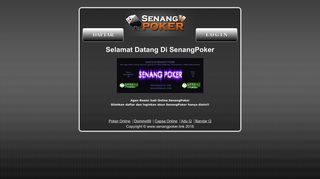 
                            6. SenangPoker - Agen Poker Domino Online Terpercaya