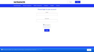 
                            8. Senasen - Account Login