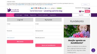 
                            2. Send blomster | Bestil online og få leveret samme dag | euroflorist.dk