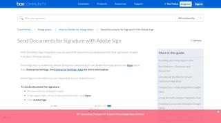 
                            11. Send Documents for Signature with Adobe Sign - Box
