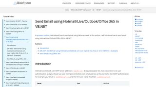 
                            9. Send Email using Hotmail/Live/Outlook/Office 365 in VB.NET