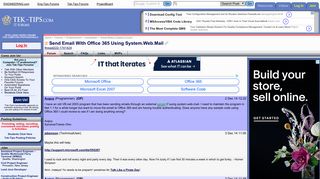 
                            7. Send Email With Office 365 Using System.Web.Mail - Visual Basic ...