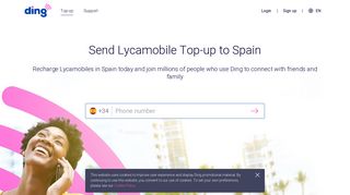 
                            11. Send Lyca Mobile Recharge to Spain. Top-up Lycamobile | Ding