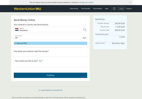 
                            3. Send money from Netherlands now with Western Union NL