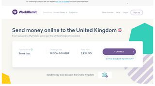 
                            10. Send Money To UK Online | WorldRemit