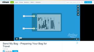 
                            13. Send My Bag - Preparing Your Bag for Travel on Vimeo