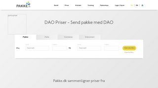 
                            7. Send pakke med DAO - DAO365 priser & pakkepost - Pakke.dk