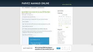 
                            8. Send SMS from Internet in any GP Number | PARVEZ MAHMUD ...