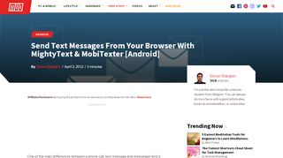 
                            6. Send Text Messages From Your Browser With MightyText & MobiTexter
