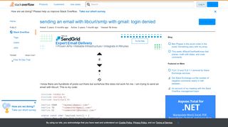 
                            1. sending an email with libcurl/smtp with gmail: login denied ...