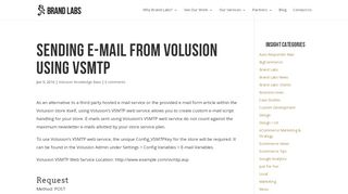 
                            10. Sending E-mail From Volusion Using VSMTP - Brand Labs