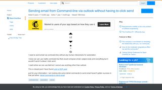 
                            8. Sending email from Command-line via outlook without having to ...
