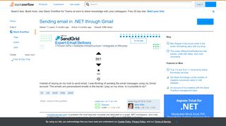 
                            9. Sending email in .NET through Gmail - Stack Overflow