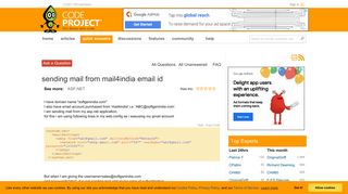 
                            8. sending mail from mail4india email id - CodeProject