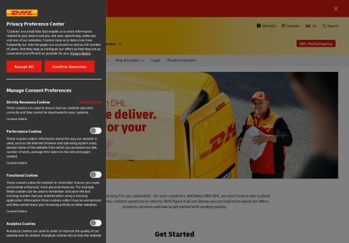 
                            11. Sending parcels with DHL Parcel