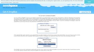 
                            8. sendspace | Get A DropBox