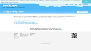 
                            9. sendspace | Help Center