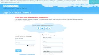 
                            2. sendspace | Login Or Create An Account