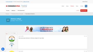 
                            12. Seneca college - Canadavisa.com