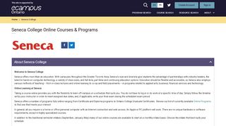 
                            12. Seneca College Online Courses & Programs | LearnOnline ...