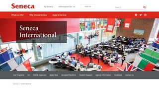 
                            1. Seneca – International Student Web Application - Login Page