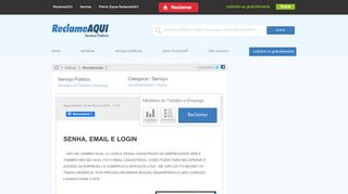 
                            5. SENHA, EMAIL E LOGIN - Reclame Aqui Serviços Públicos