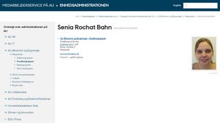 
                            6. Senia Rochat Bahn - Forskning - Aarhus Universitet