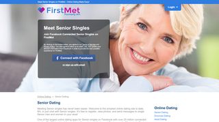 
                            13. Senior Dating - Register Now for FREE | FirstMet.com