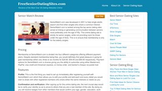 
                            4. Senior Match Review | No.1 Senior Dating Site