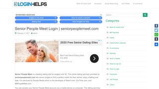 
                            9. Senior People Meet Login |How to Log in to SeniorPeopleMeet ...