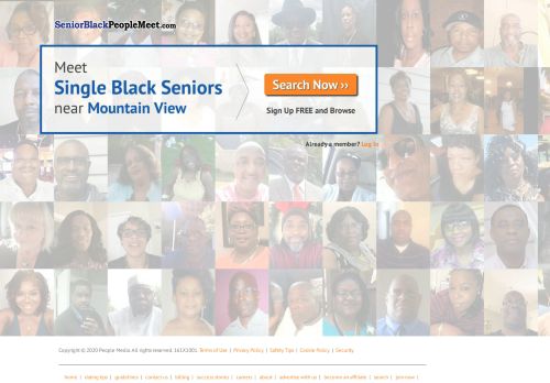 
                            6. SeniorBlackPeopleMeet.com - The Senior Black Dating Network