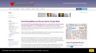 
                            3. SeniorPeopleMeet.com Review (Senior People Meet) - Dating Sites ...