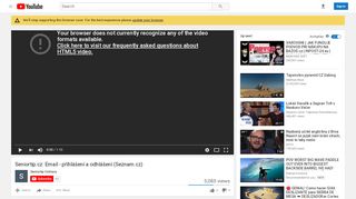 
                            7. Seniortip.cz: Email - přihlášení a odhlášení (Seznam.cz) - YouTube
