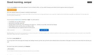 
                            5. Senpai Anime Charts » Login with MAL