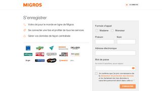 
                            4. S'enregistrer - Migros Login