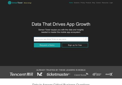 
                            9. Sensor Tower - Mobile App Store Marketing Intelligence