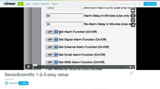 
                            9. SensoScientific 1-2-3 easy setup on Vimeo