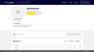 
                            8. Sentimente Reviews | Read Customer Service Reviews of sentimente.ro