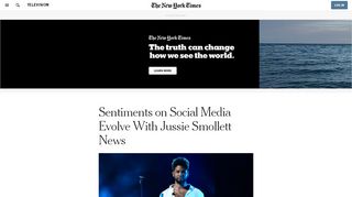
                            5. Sentiments on Social Media Evolve With Jussie Smollett News - The ...