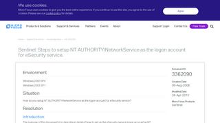 
                            12. Sentinel: Steps to setup NT AUTHORITY\NetworkService as the logon ...