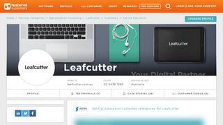 
                            12. Sentral Education customer references of Leafcutter