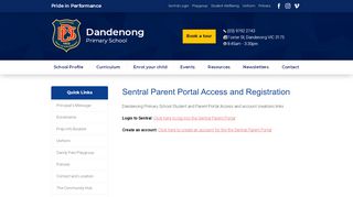 
                            3. Sentral Login and Register - Dandenong Primary School